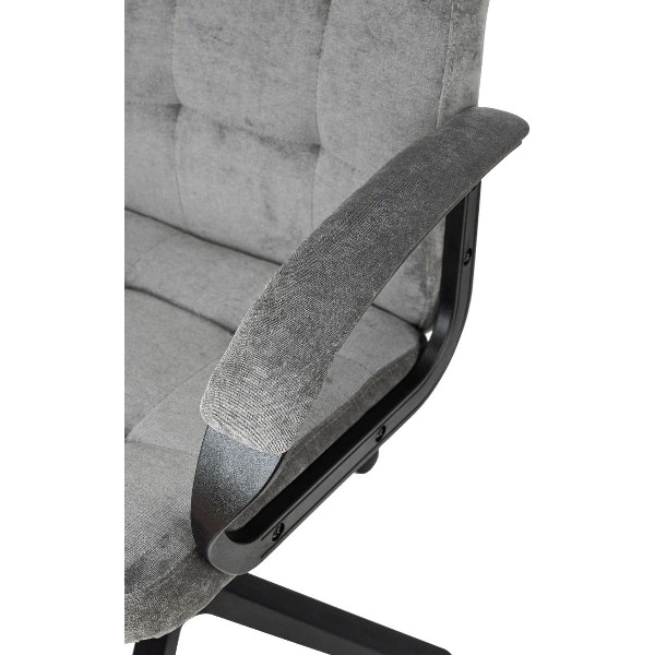 Кресло руководителя Бюрократ CH 002 [ch 002 lt19] на колесиках, ткань, серый