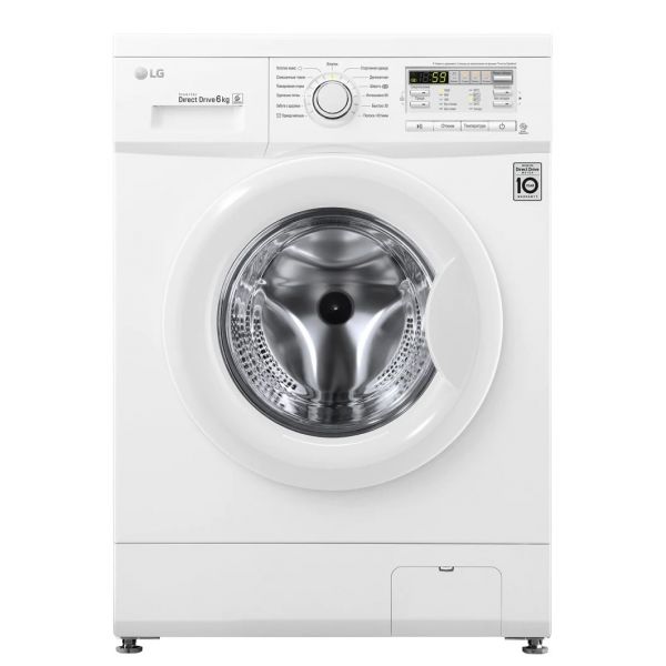 Стиральная машина LG F10B8ND фронтальная 6 кг белый