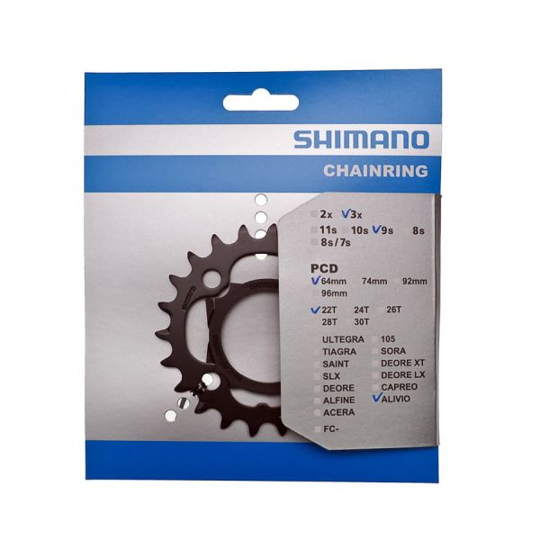 Звезда передняя Shimano 22T-AX